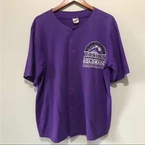 Vintage 1992 Colorado Rockies Tshirt size Large